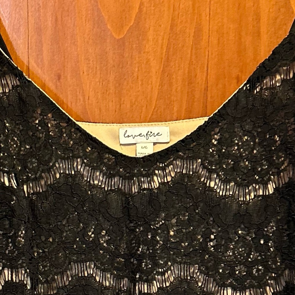 Pretty lace and nude cami.